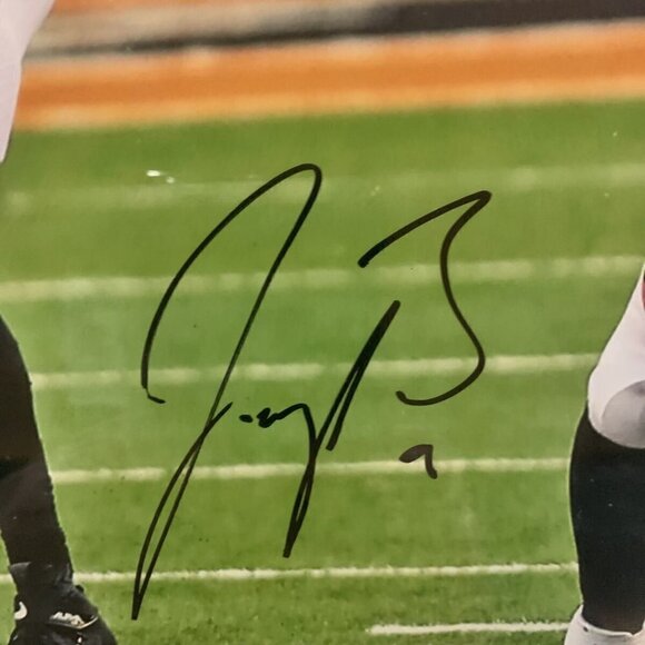 Joe Burrow Autograph Signed Cincinnati Bengals 16x20 Photo Framed Fanatics - Picture 3 of 4